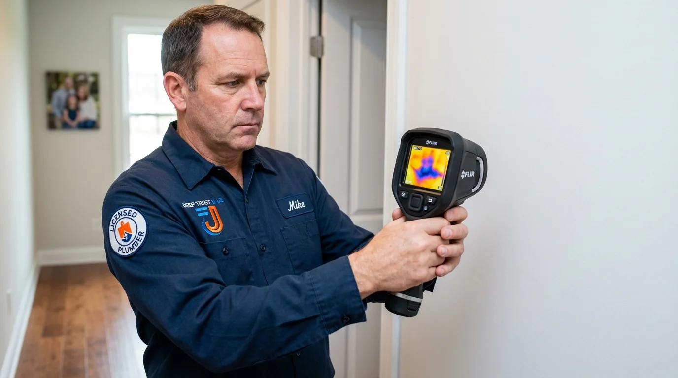 Thermal imaging leak detection by Johns Plumbing LLC in Gove